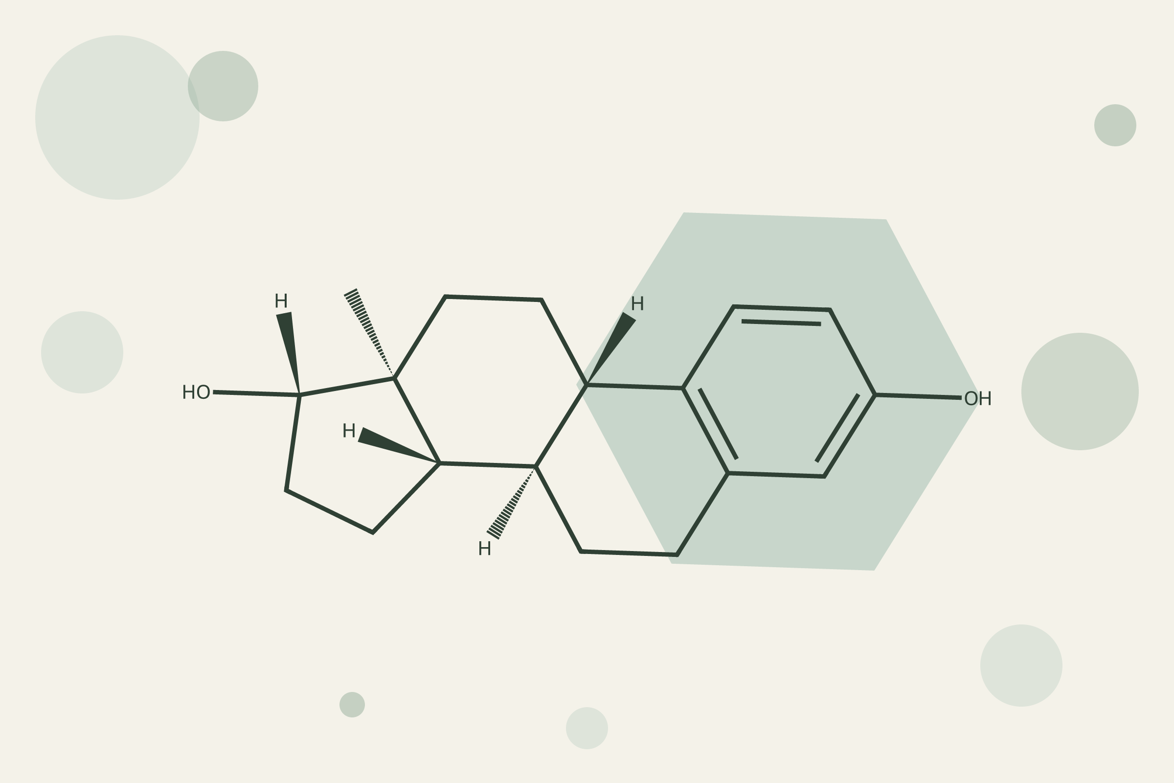 Oestrogen molecular structure